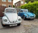 LEB Number 115, With owner Robert Blackburn's 1973 1303 Beetle