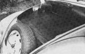 Volkswagen Audi Car - September 1986, Front luggage compartment is very shallow